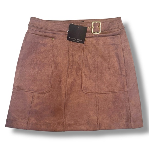 NWT Marc New York A-Line Skirt in Dusty Rose Business Office Casual Size Small - Picture 1 of 7